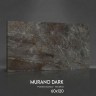Керамогранит Murano Dark 9526 60х120 полированный под мрамор тёмно-коричневый