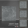 Керамогранит Grafit Gray Dark 1125 60х60 графит матовый