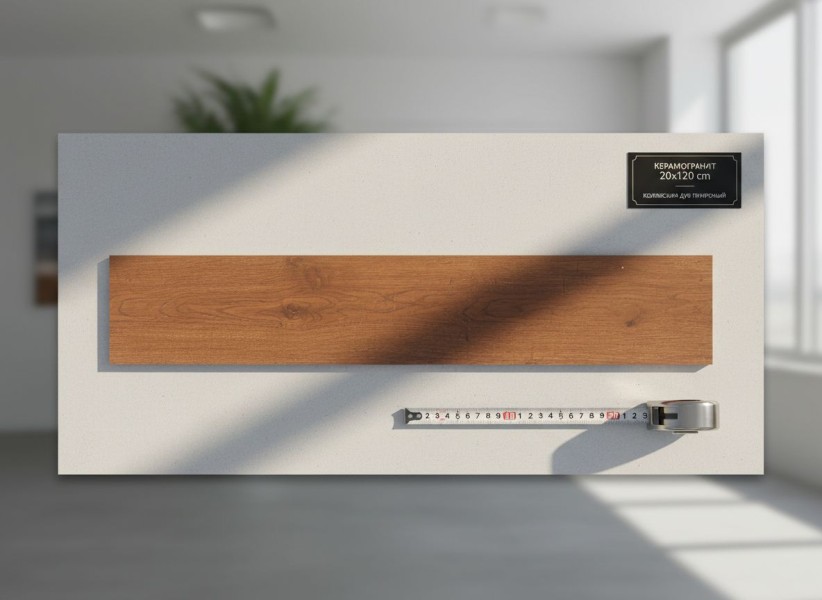 Дерево коричневое керамогранит Genesis Brown M301 20х120 матовый