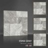 Керамогранит серый 60x60 матовый под камень Esma Gray