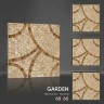 Керамогранит бежевый 60x60 матовый для балкона и террасы Garden 3974