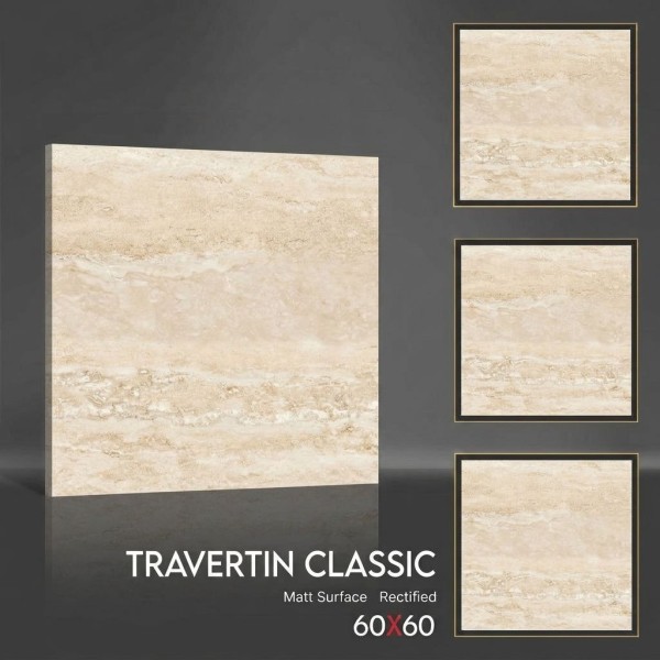 Керамогранит Travertin Classic MT 60х60 матовый