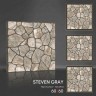 Керамогранит серый 60х60 матовый под камень Steven Gray 9611