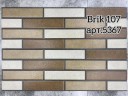 Керамогранит настенный 30x90 матовый/шероховатый под кирпич Brick 107