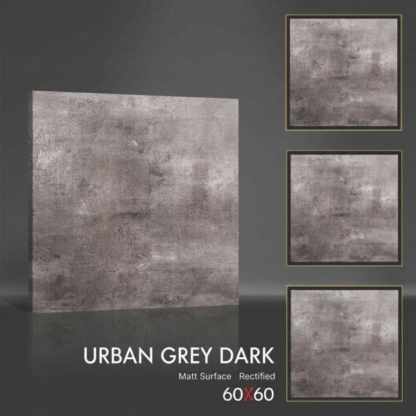 Керамогранит Urban Gray dark МТ 60х60 матовый