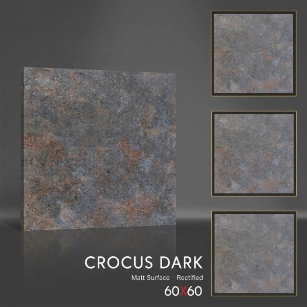 Керамогранит Crocus Dark MT 60х60 матовый