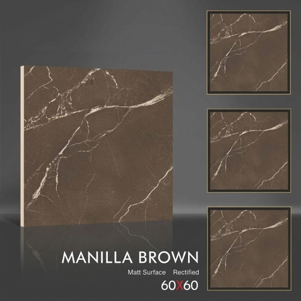 Керамогранит Manilla Brown MT 60х60 матовый